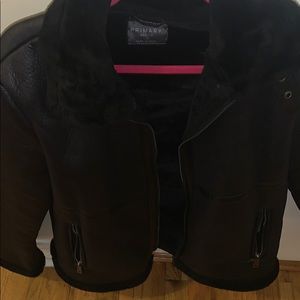 Faux shearling men’s jacket